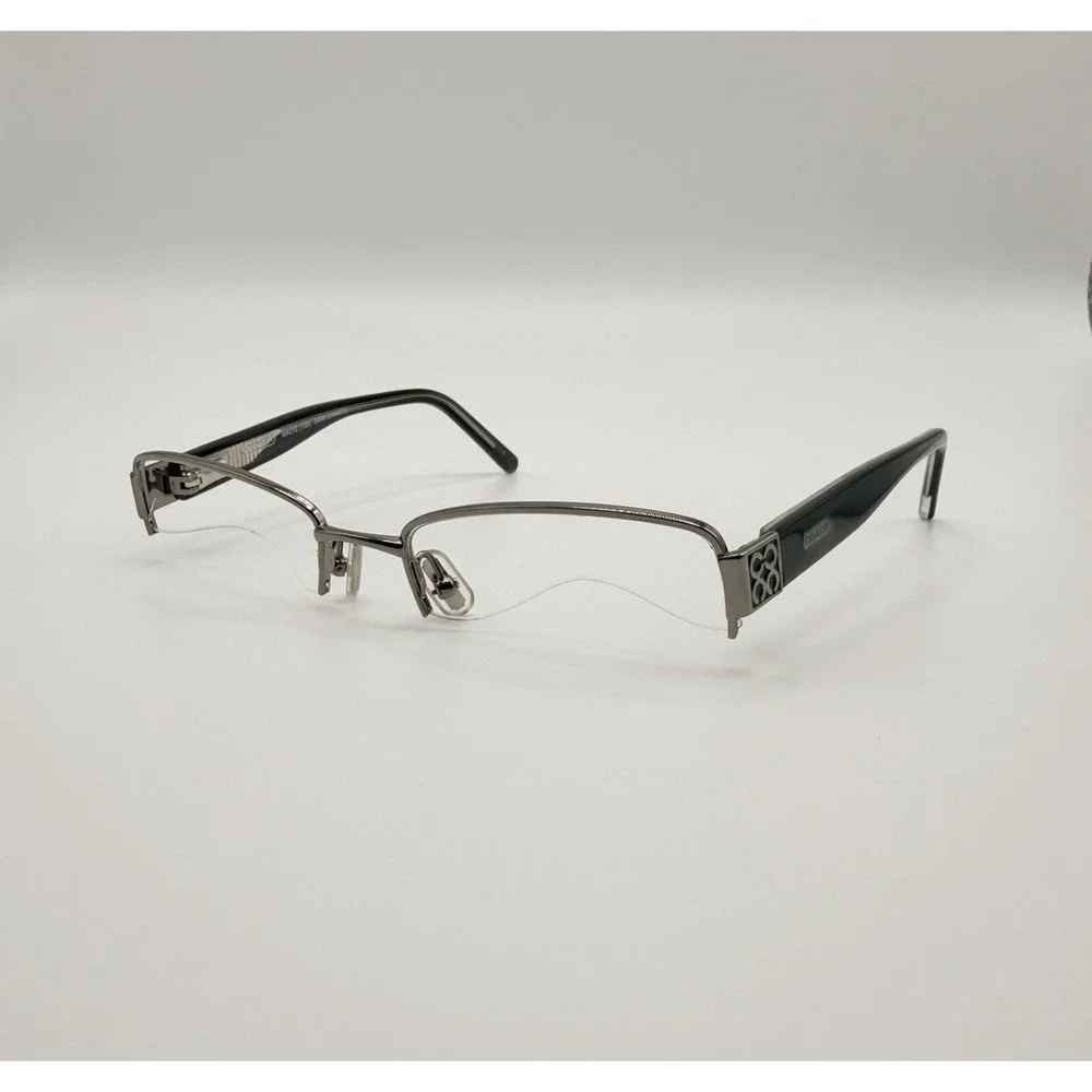 Coach Maeve 1024 (Dark Gunmetal) Half Rim Eyeglasses Frames Only 48•18•130